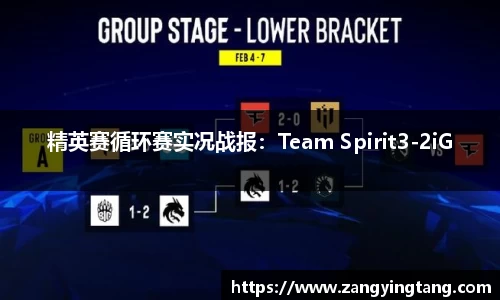 精英赛循环赛实况战报：Team Spirit3-2iG